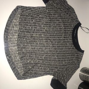 marked gray forever 21 varsity crop top boxy fit